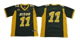 NDSU North Dakota State Bison 11 Name College Football Jersey Green