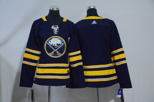 Women Adidas Classic Buffalo Sabres Blank Ice Hockey Jersey Black