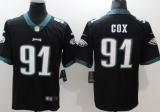 Philadelphia Eagles 91 Fletcher Cox Football Jersey Legend Black