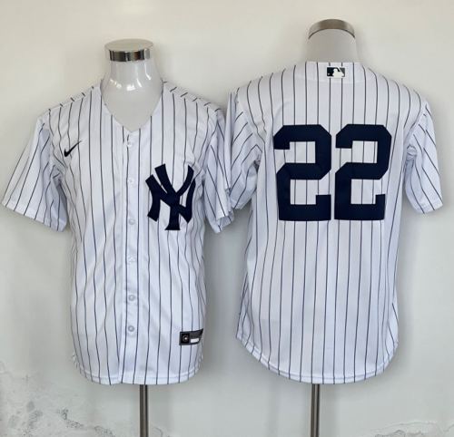 Nke New York Yankees 22 Juan Soto Baseball Jersey White