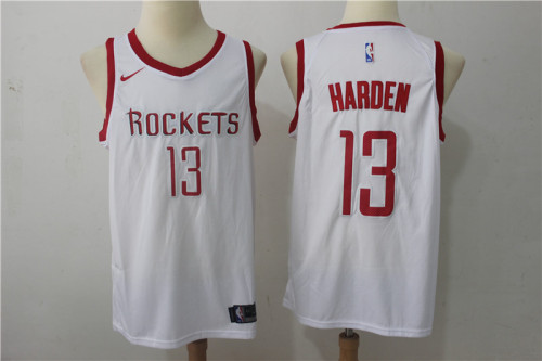 Nike Houston Rockets 13 James Harden Basketball Jersey White Fan Edition