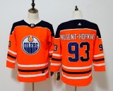 Youth Adidas Classic Edmonton Oilers 93 Ryan Nugent-Hopkins Ice Hockey Jersey Orange