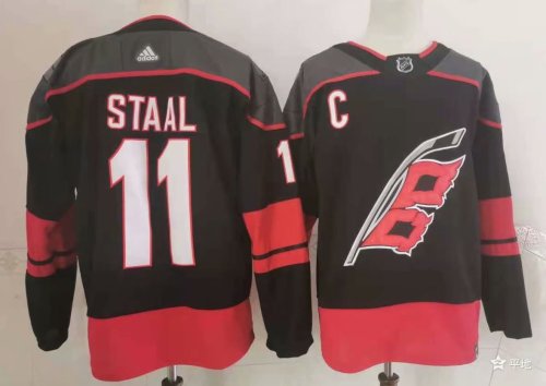 Adidas Classic Carolina Hurricanes 11 Jordan Staal Ice Hockey Jersey Black