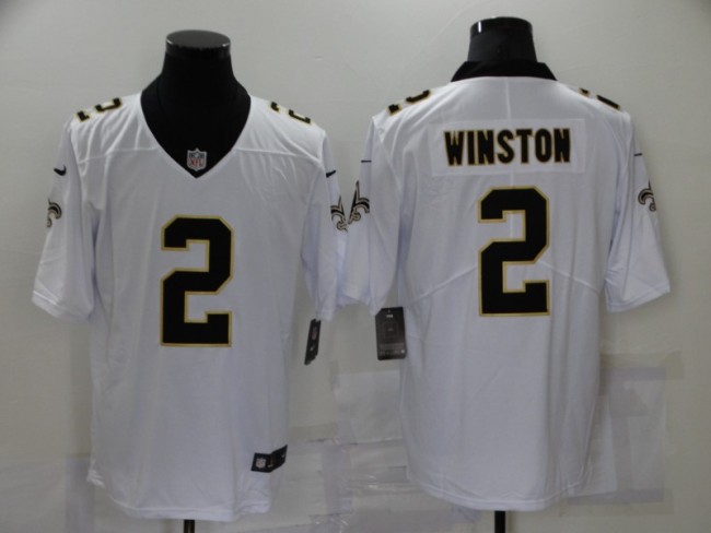 New Orleans Saints 2 Jameis Winston Football Jersey Legend White