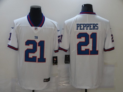 New York Giants 21 Jabrill Peppers Football Jersey Limited White