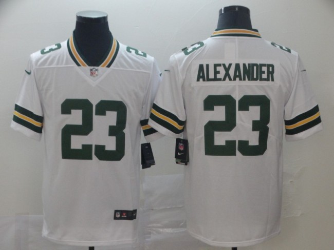 Green Bay Packers 23 Jaire Alexander Football Jersey Legend White