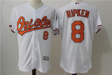 Baltimore Orioles 8 Cal Ripken Flexbase Baseball Jersey White