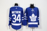 Adidas Toronto Maple Leafs 34 Auston Matthews Ice Hockey Jersey Blue