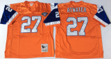 Denver Broncos 27 Steve Atwater Football Jersey Orange Retro