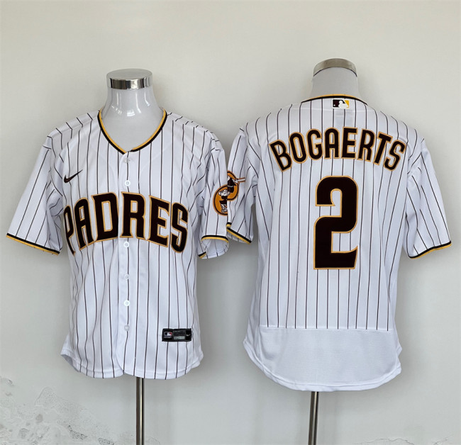 Nike San Diego Padres 2 Xander Bogaerts Flexbase Baseball Jersey White