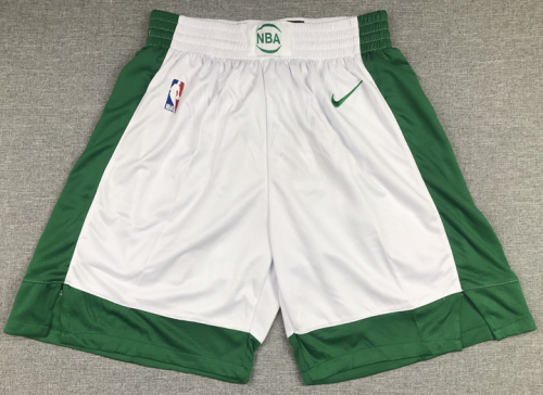 Nike White Boston Celtics shorts
