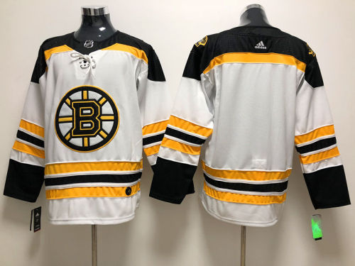 Adidas Classic Boston Bruins Blank Ice Hockey Jersey White