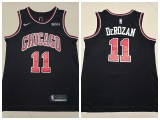 Nike Chicago Bulls 11 DeMar DeRozan Basketball Jersey Black