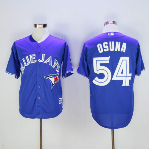 Toronto Blue Jays 54 Roberto Osuna Baseball Jersey Blue Fan version
