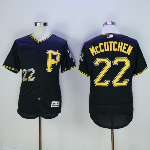 Pittsburgh Pirates 22 Andrew McCutchen Flexbase Baseball Jersey Black