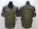 St. Louis Rams 9 Matthew Stafford Football Jersey New salute