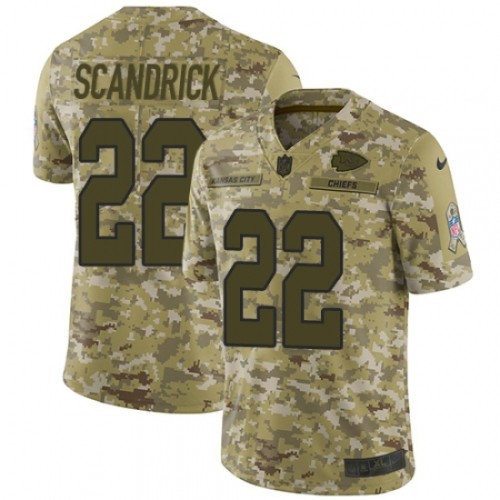 Kansas City Chiefs 22 Orlando Scandrick Football Jersey Legend Camo