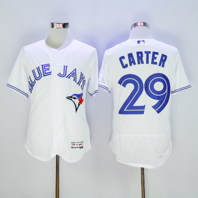 Toronto Blue Jays 29 Joe Carter Flexbase Baseball Jersey White