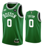 Nike Boston Celtics 0 Jayson Tatum Basketball Jersey Green Classic