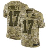 Kansas City Chiefs 17 Chris Conley Football Jersey Legend Camo