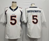 Denver Broncos 5 Teddy Bridgewater Football Jersey Limited White