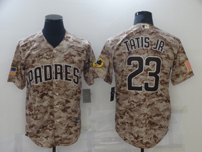 Nike San Diego Padres 23 Fernando Tatis Jr. Baseball Jersey Camo