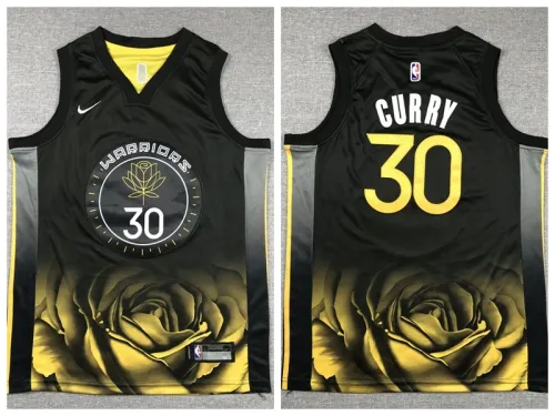 Youth Nike Golden State Warrior 30 Stephen Curry Basketball Jersey Black City Edition