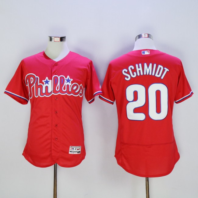 Philadelphia Phillie 20 Mike Schmidt Flexbase Baseball Jersey Red