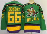 Anaheim Ducks 66 Gordon Bombay Ice Hockey Jersey Green