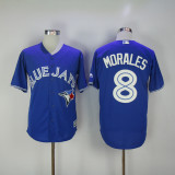 Toronto Blue Jays 8 Kendrys Morales Baseball Jersey Blue Fans