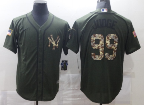 Nike New York Yankee 99 Aaron Judge Baseball Jersey Green