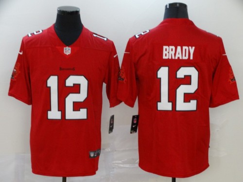 Tampa Bay Buccaneers 12 Tom Brady Football Jersey Legend Red