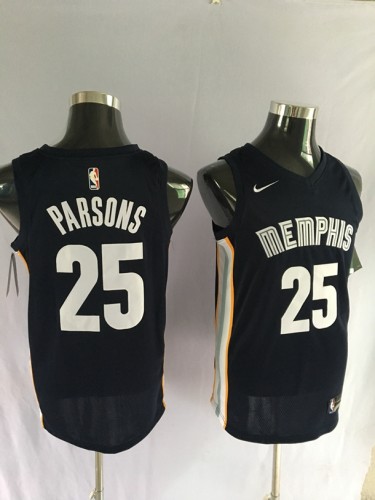 NIke Memphis Grizzlies 25 Chandler Parsons Basketball Jersey Navy Blue