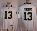 New Orleans Saints 13 Michael Thomas Football Jersey White Fan edition
