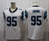 Carolina Panthers 95 Derrick Brown Football Jersey Legend White