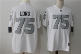Oakland Raiders 75 Howie Long  Football Jersey  Legend  White
