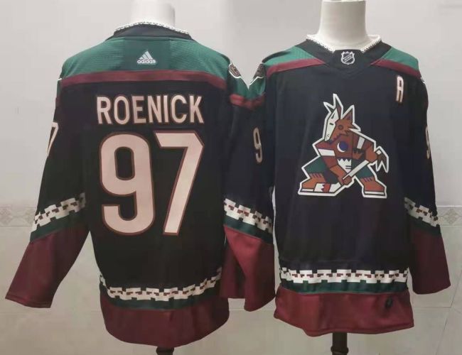 Adidas Arizona Coyotes 97 Jeremy Roenick Ice Hockey Jersey Black