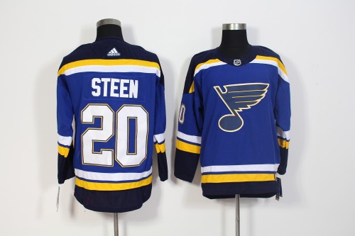 Adidas Classic St. Louis Blues 20 Alexander Steen Ice Hockey Jersey Blue