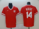 Nike Cincinnati Reds 14 Pete Rose Baseball Jersey Red retro