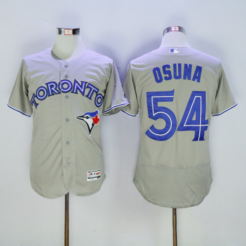 Toronto Blue Jays 54 Roberto Osuna Flexbase Baseball Jersey Gray