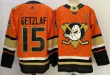 Adidas Classic Anaheim Ducks 15 Ryan Getzlaf Ice Hockey Jersey Orange