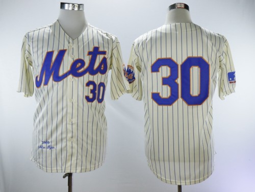New York Mets 30 Michael Conforto Baseball Jersey Micai 1969 blue striped Retro