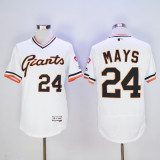 San Francisco Giants 24 Willie Mays Flexbase Baseball Jersey Orange