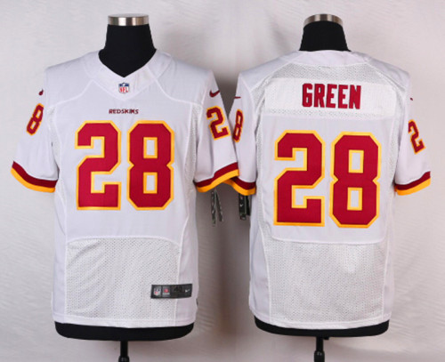 Washington Redskins 28 Darrell Green elite Football Jersey White