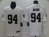 Oakland Raiders 94 Carl Nassib Football Jersey Legend White