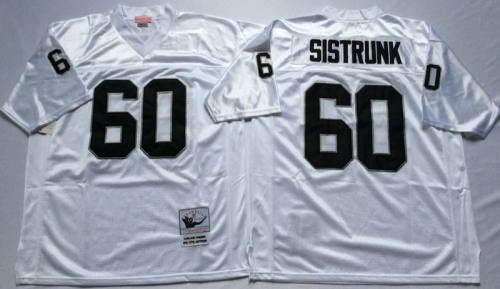 Oakland Raiders 60 otis sistrunk Football Jersey White Retro