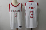 2017 -2018 Nike Houston Rockets 3 Chris Paul Basketball Jersey White Player Edition
