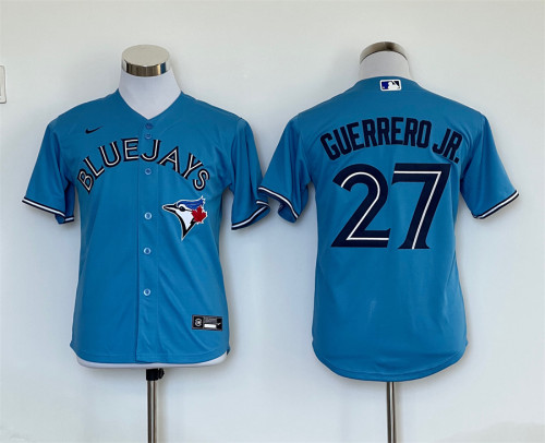 Youth Nike Toronto Blue Jays 27 Vladimir Guerrero Jr. Baseball Jersey Blue