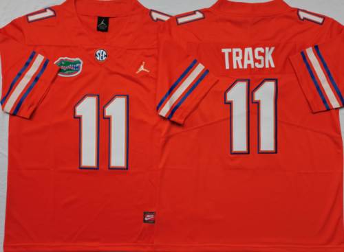 Florida Gators 11 Kyle Trask College Football Jersey Orange