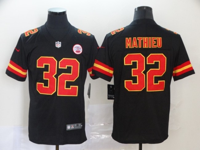 Kansas City Chiefs 32 Tyrann Mathieu Football Jersey Legend Black